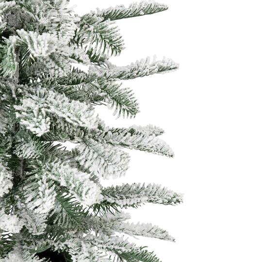 Northlight 28" Unlit Flocked Pine Potted Artificial Christmas Tree